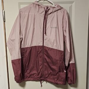 Columbia Two-Tone Pink and Burgundy Jacket